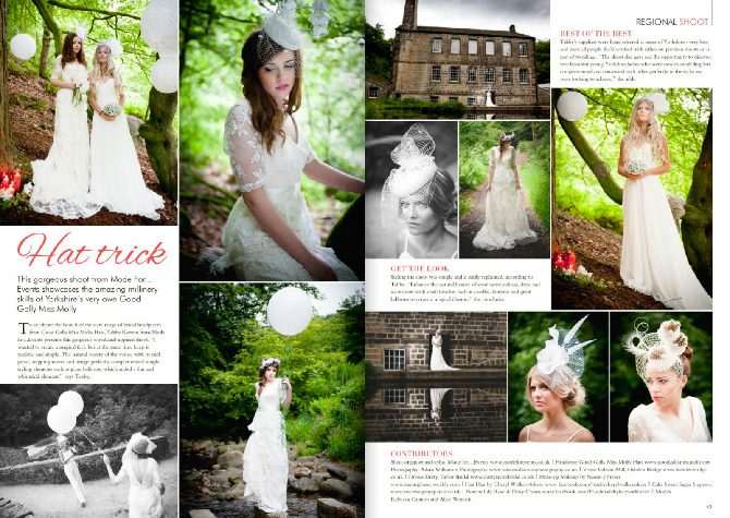 Your Yorkshire Wedding Hat Trick Spread from September 2016